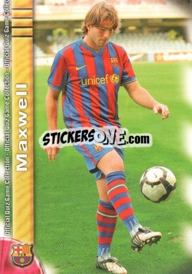 Sticker Maxwell - Campeonato Nacional De Liga 2009-2010 - Mundicromo