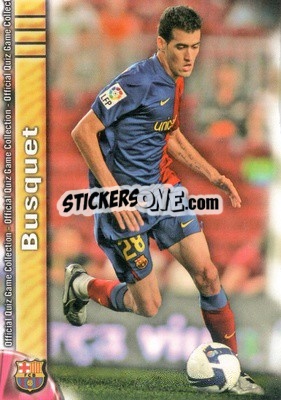 Sticker Busquets - Campeonato Nacional De Liga 2009-2010 n. 12 - Mundicromo