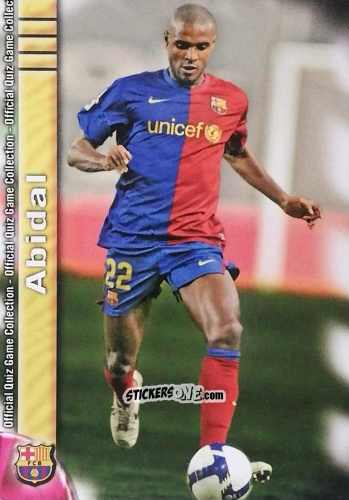 Figurina Abidal - Campeonato Nacional De Liga 2009-2010 n. 13 - Mundicromo