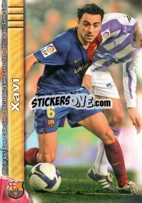 Sticker Xavi - Campeonato Nacional De Liga 2009-2010 - Mundicromo