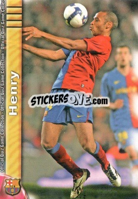 Sticker Thierry Henry - Campeonato Nacional De Liga 2009-2010 - Mundicromo