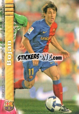 Cromo Bojan Krkic - Campeonato Nacional De Liga 2009-2010 - Mundicromo