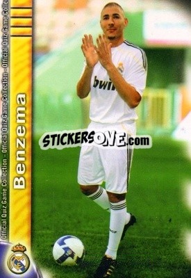 Sticker Benzemá - Campeonato Nacional De Liga 2009-2010 n. 47 - Mundicromo