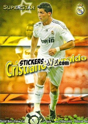 Cromo Cristiano Ronaldo - Campeonato Nacional De Liga 2009-2010 - Mundicromo