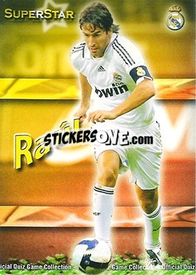 Sticker Raul González - Campeonato Nacional De Liga 2009-2010 n. 54 - Mundicromo