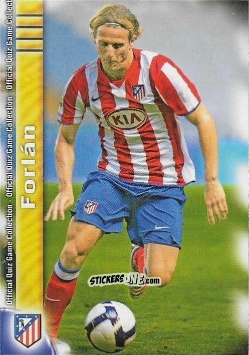 Figurina Forlán - Campeonato Nacional De Liga 2009-2010 n. 102 - Mundicromo