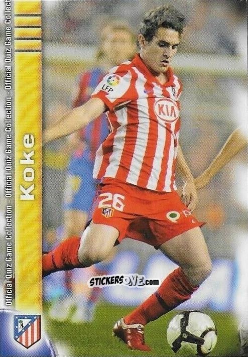 Figurina Koke - Campeonato Nacional De Liga 2009-2010 n. 1186 - Mundicromo