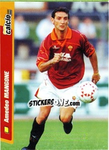 Cromo Amedeo Mangone - Pianeta Calcio 1999-2000 - Ds