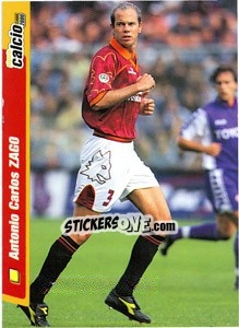 Figurina Antonio Carlos Zago - Pianeta Calcio 1999-2000 - Ds