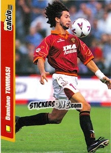 Figurina Damiano Tommasi - Pianeta Calcio 1999-2000 - Ds