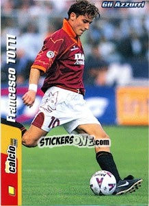 Sticker Francesco Totti - Pianeta Calcio 1999-2000 n. 235 - Ds