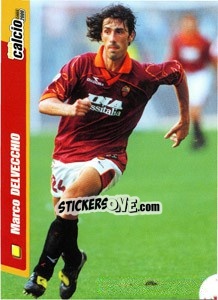 Sticker Marco Delvecchio - Pianeta Calcio 1999-2000 - Ds