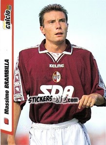 Figurina Massimo Brambilla - Pianeta Calcio 1999-2000 - Ds