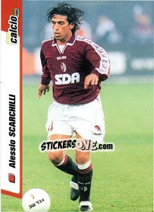 Figurina Alessio Scarchilli - Pianeta Calcio 1999-2000 - Ds