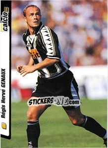 Figurina Regis Herve Genaux - Pianeta Calcio 1999-2000 n. 258 - Ds