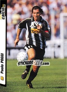 Figurina Paolo Poggi - Pianeta Calcio 1999-2000 - Ds