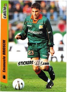 Sticker Emanuele Brioschi - Pianeta Calcio 1999-2000 - Ds