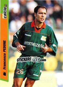 Cromo Francesco Pedone - Pianeta Calcio 1999-2000 - Ds