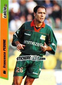 Sticker Francesco Pedone - Pianeta Calcio 1999-2000 n. 276 - Ds