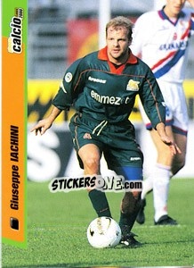 Figurina Giuseppe Iachini - Pianeta Calcio 1999-2000 - Ds