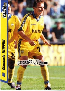 Figurina Giancarlo Filippini - Pianeta Calcio 1999-2000 - Ds