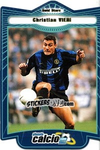 Sticker Christian Vieri - Pianeta Calcio 1999-2000 n. 302 - Ds