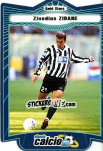 Sticker Zinedine Zidane - Pianeta Calcio 1999-2000 n. 305 - Ds