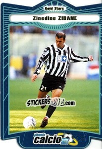 Cromo Zinedine Zidane - Pianeta Calcio 1999-2000 - Ds