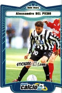 Sticker Alessandro Del Piero - Pianeta Calcio 1999-2000 n. 306 - Ds