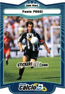 Figurina Paolo Poggi - Pianeta Calcio 1999-2000 - Ds