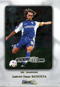 Sticker Gabriel Omar Batistuta - Pianeta Calcio 1999-2000 n. 322 - Ds