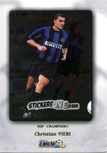 Sticker Christian Vieri - Pianeta Calcio 1999-2000 n. 323 - Ds