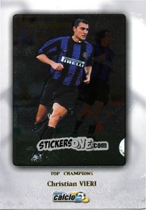 Figurina Christian Vieri - Pianeta Calcio 1999-2000 - Ds