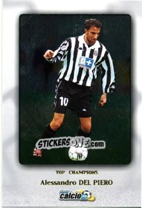 Cromo Alessandro Del Piero - Pianeta Calcio 1999-2000 - Ds