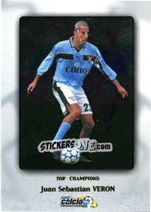 Sticker Juan Sebastian Veron - Pianeta Calcio 1999-2000 n. 327 - Ds