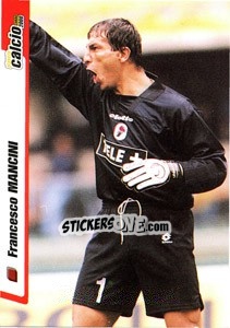 Figurina Francesco Mancini - Pianeta Calcio 1999-2000 - Ds