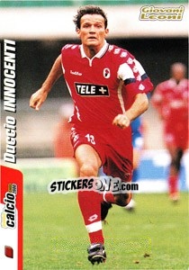 Sticker Duccio Innocenti - Pianeta Calcio 1999-2000 - Ds