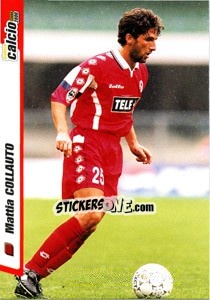 Figurina Mattia Collauto - Pianeta Calcio 1999-2000 - Ds