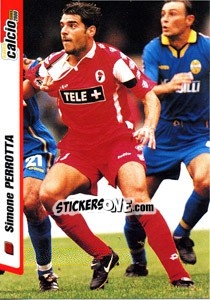 Sticker Simone Perrotta - Pianeta Calcio 1999-2000 n. 10 - Ds
