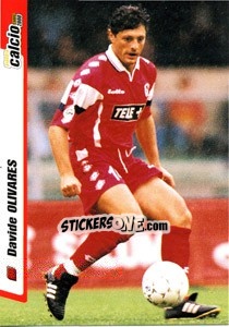 Cromo Davide Olivares - Pianeta Calcio 1999-2000 - Ds