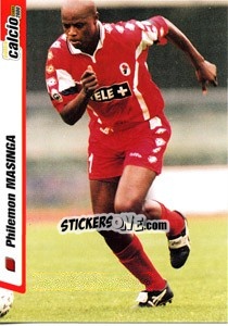 Figurina Philemon Masinga - Pianeta Calcio 1999-2000 - Ds