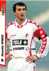 Figurina Gionatha Spinesi - Pianeta Calcio 1999-2000 - Ds