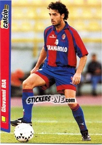 Figurina Giovanni Bia - Pianeta Calcio 1999-2000 - Ds