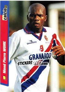 Sticker Nlend Pierre Wome - Pianeta Calcio 1999-2000 n. 17 - Ds