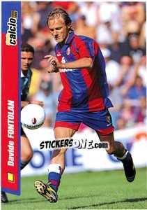 Sticker Davide Fontolan - Pianeta Calcio 1999-2000 n. 25 - Ds