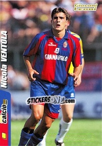 Sticker Nicola Ventola - Pianeta Calcio 1999-2000 n. 28 - Ds