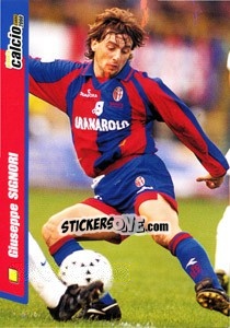 Figurina Giuseppe Signori - Pianeta Calcio 1999-2000 - Ds