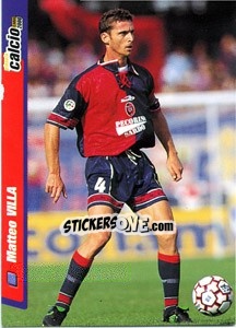 Cromo Matteo Villa - Pianeta Calcio 1999-2000 - Ds