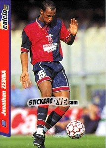Sticker Jonathan Zebina - Pianeta Calcio 1999-2000 n. 34 - Ds