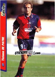 Sticker Tiziano De Patre - Pianeta Calcio 1999-2000 - Ds